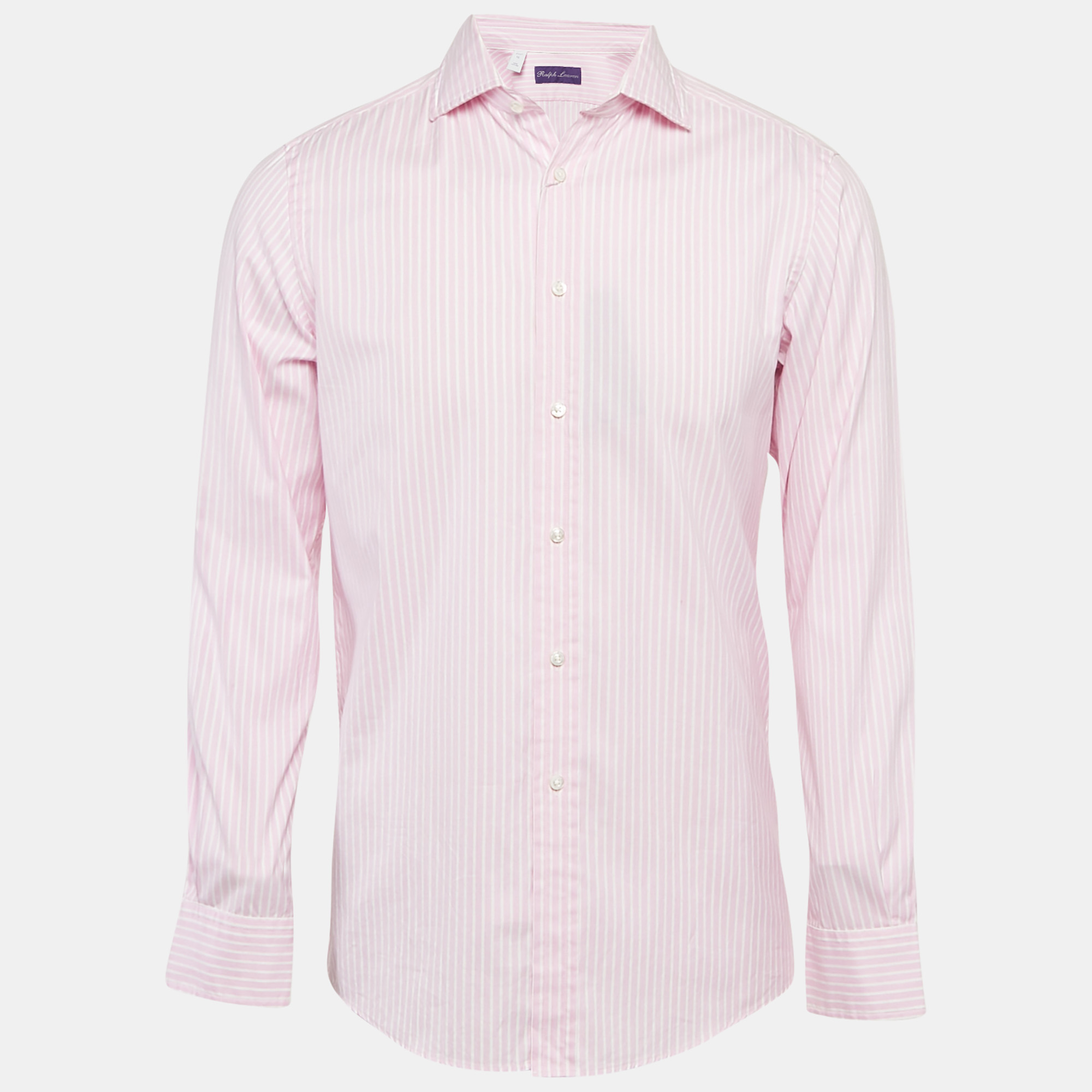 

Ralph Lauren Pink Stripe Cotton Long Sleeve Shirt S