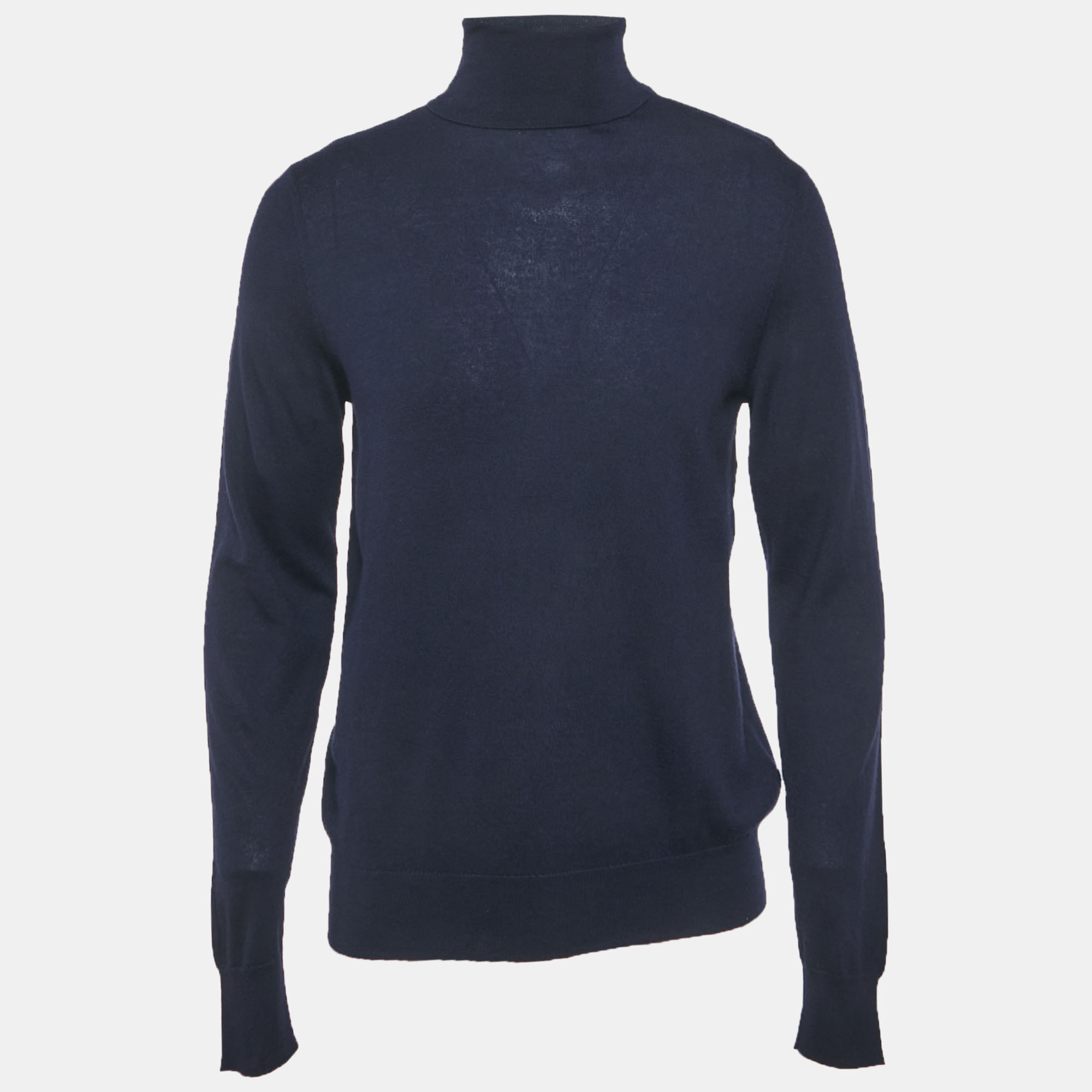 

Ralph Lauren Purple Label Navy Blue Cashmere Turtle Neck Sweater M