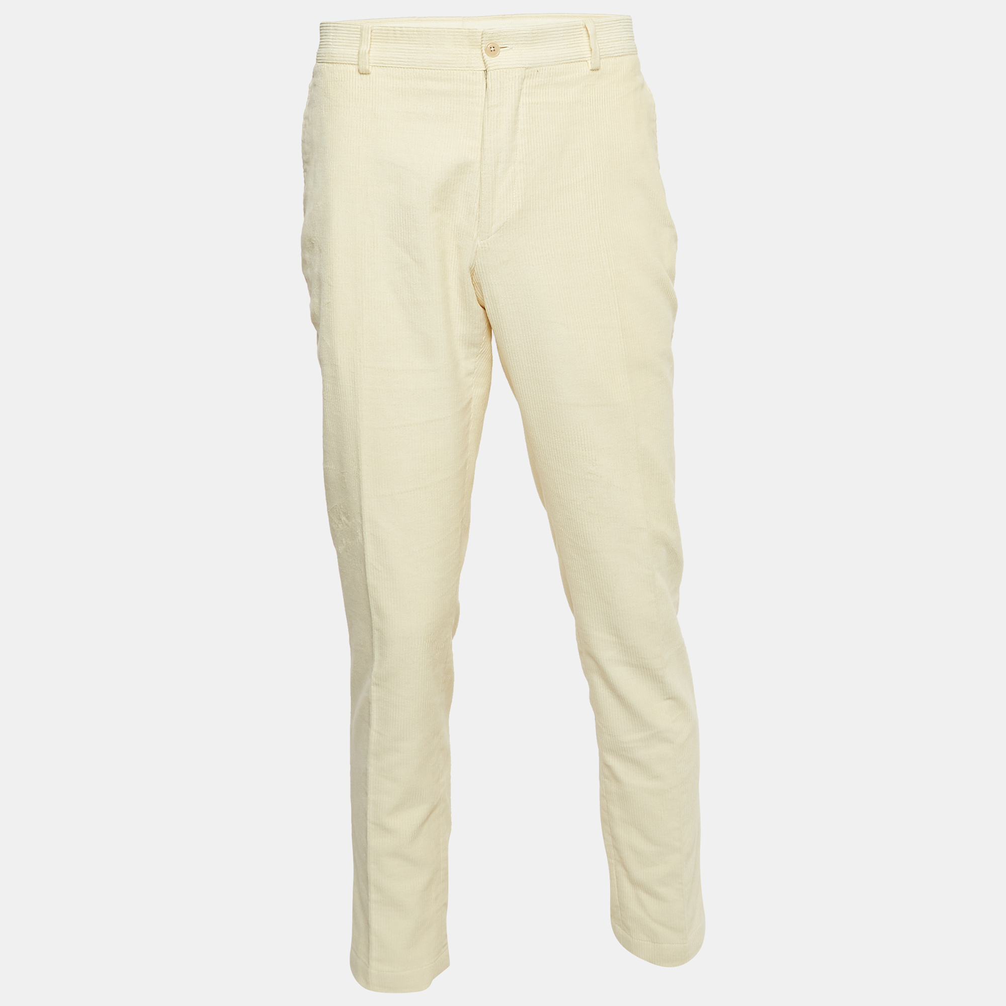 

Ralph Lauren Purple Label Cream Corduroy Cotton Pants L