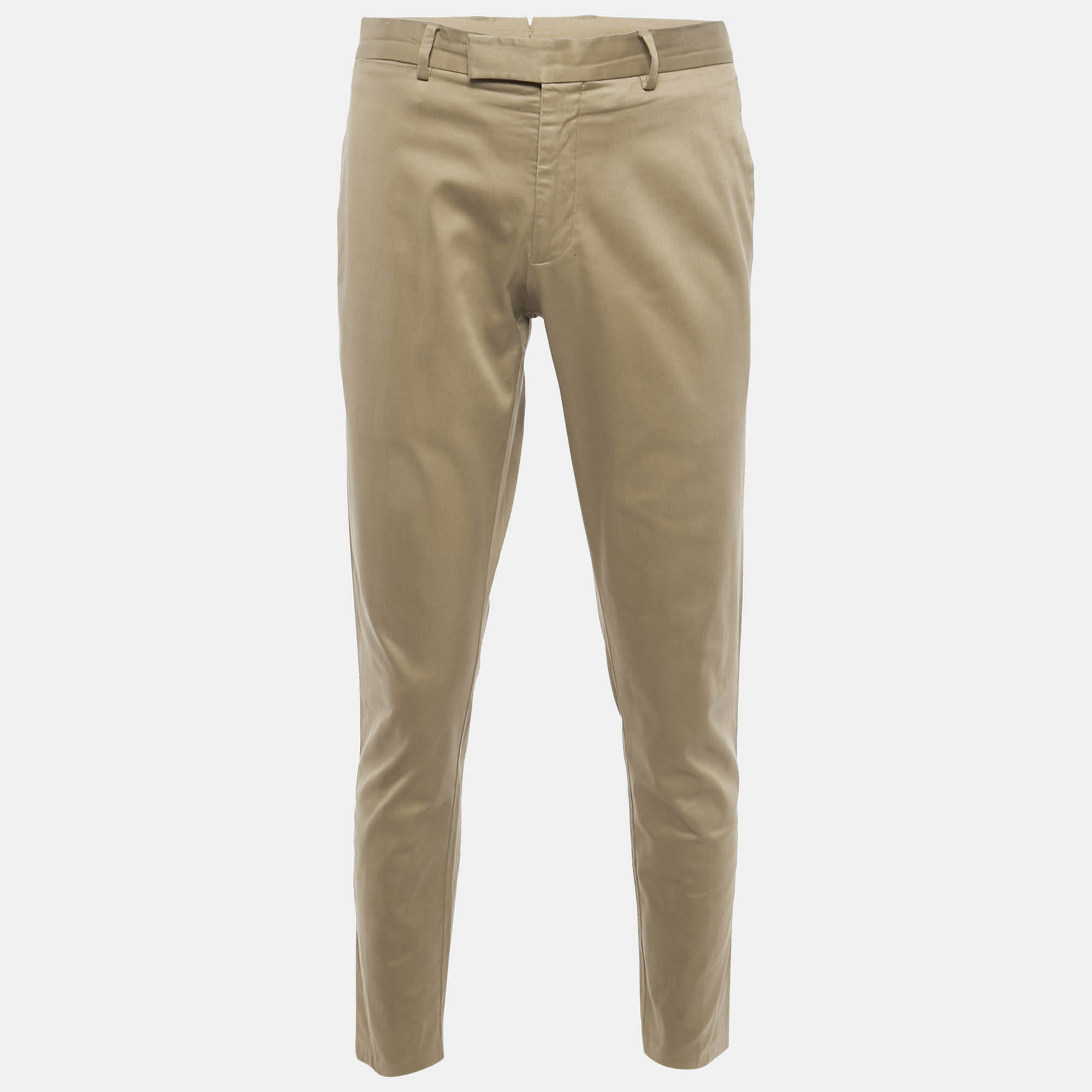

Ralph Lauren Purple Label Dark Beige Cotton Blend Trousers M