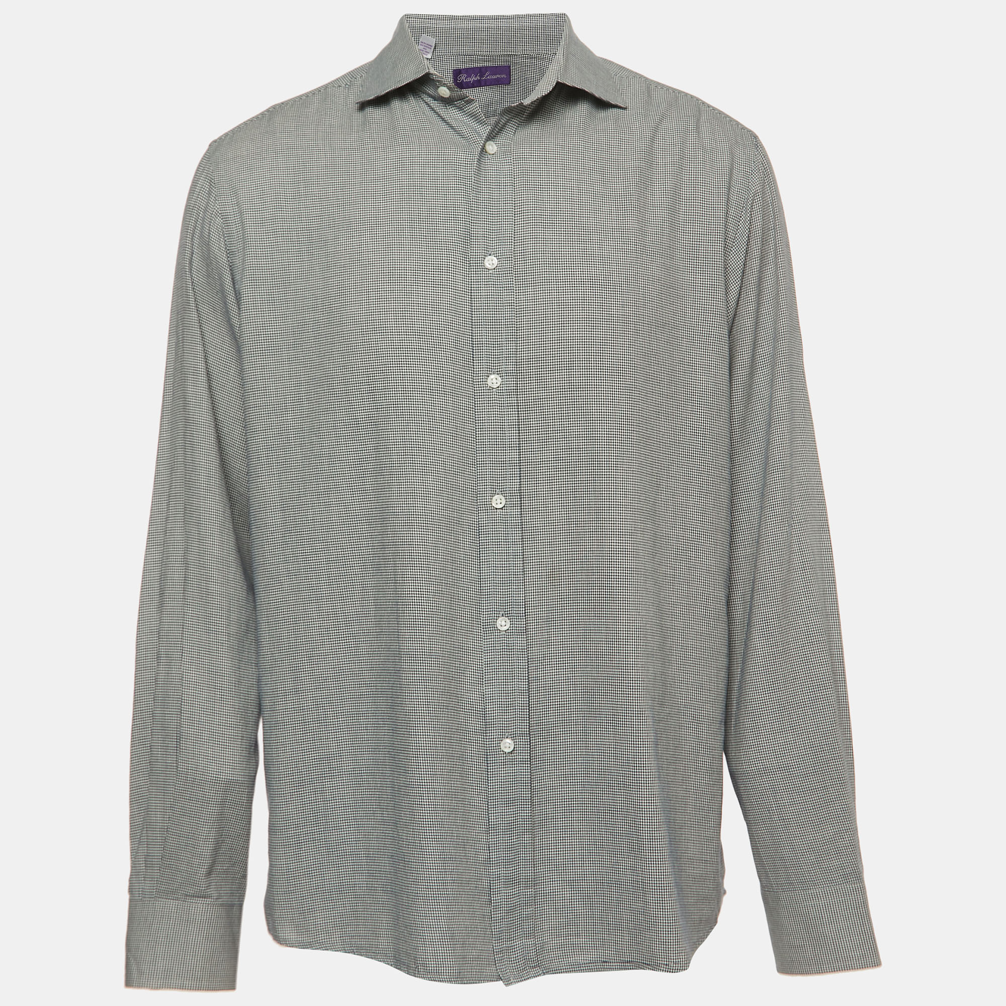 

Ralph Lauren Black Print Cotton Button Front Full Sleeve Shirt