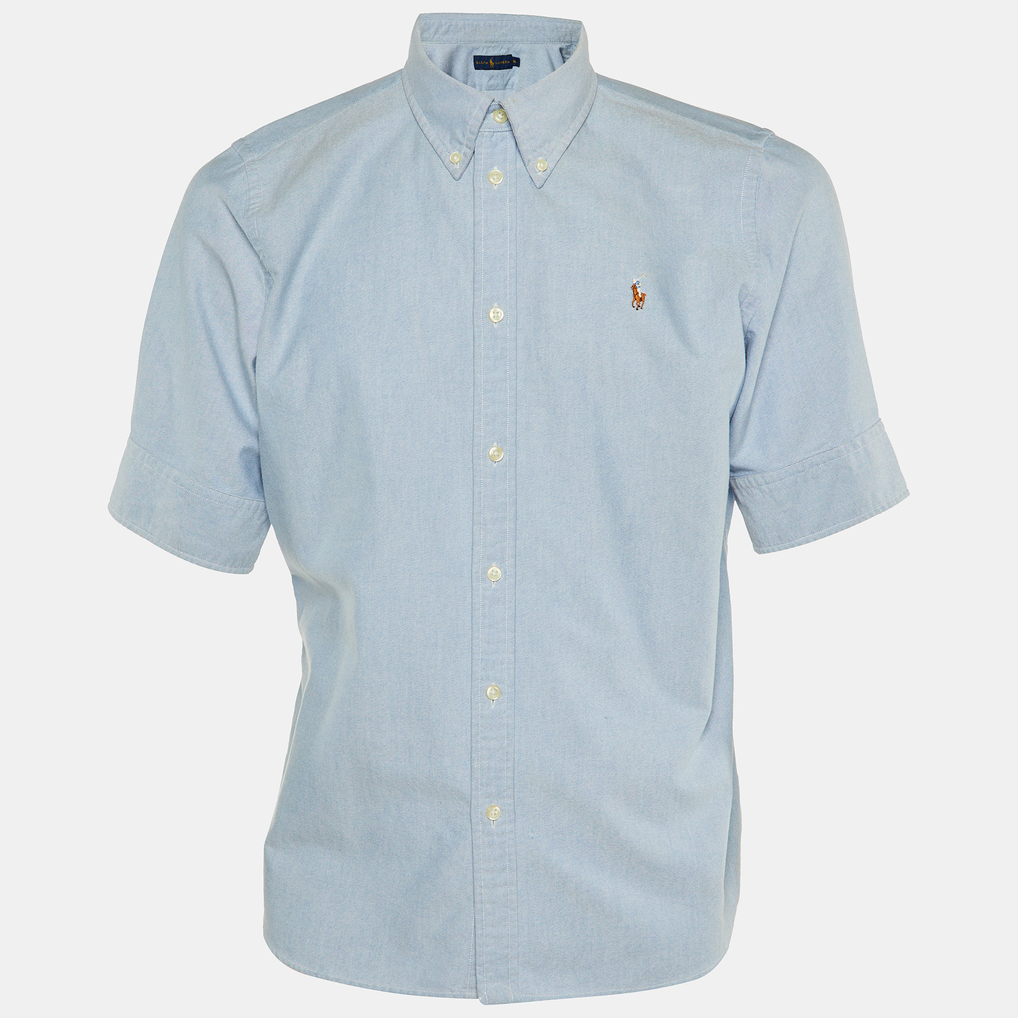 

Ralph Lauren Light Blue Denim Button Front Shirt XL