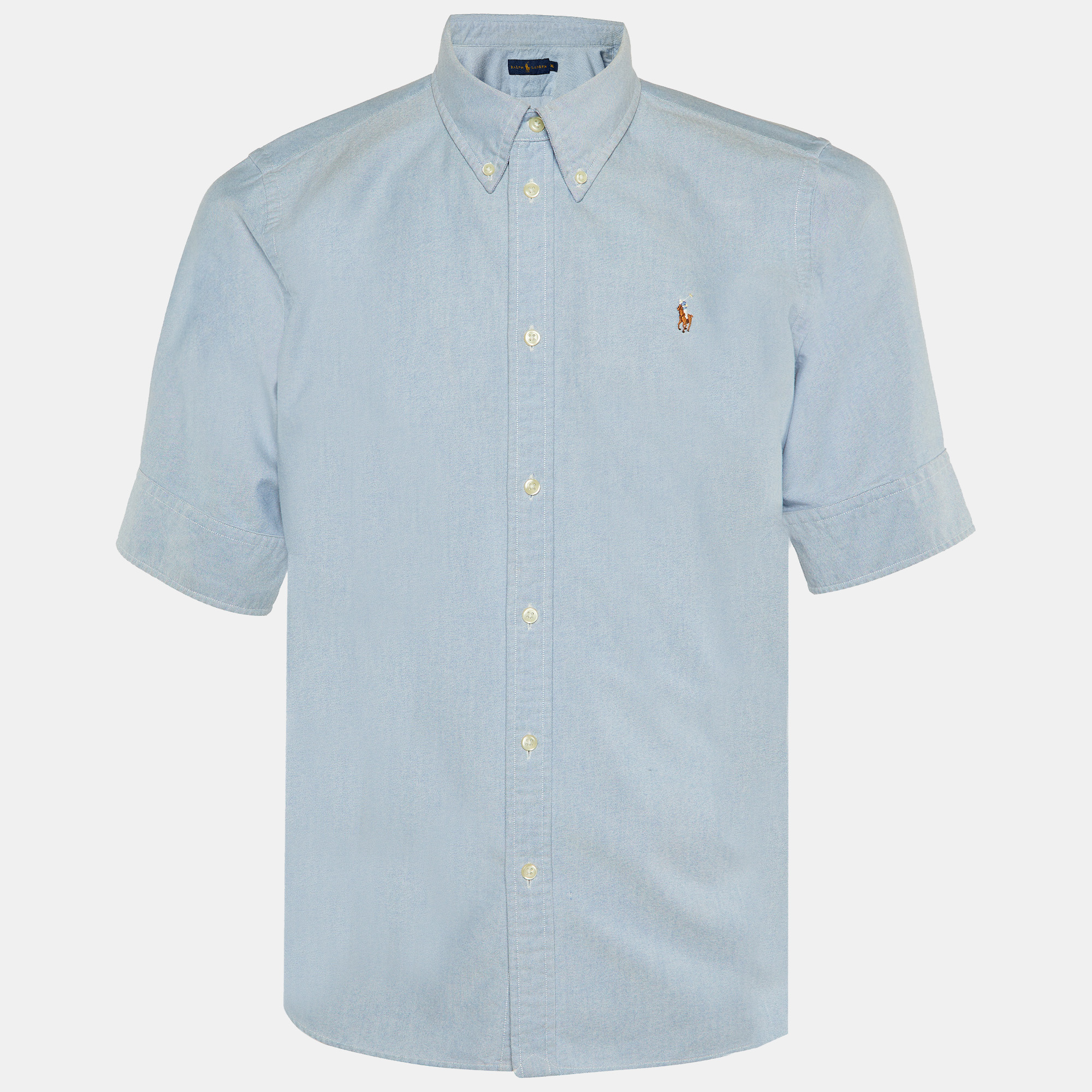 

Ralph Lauren Light Blue Denim Button Front Shirt XL
