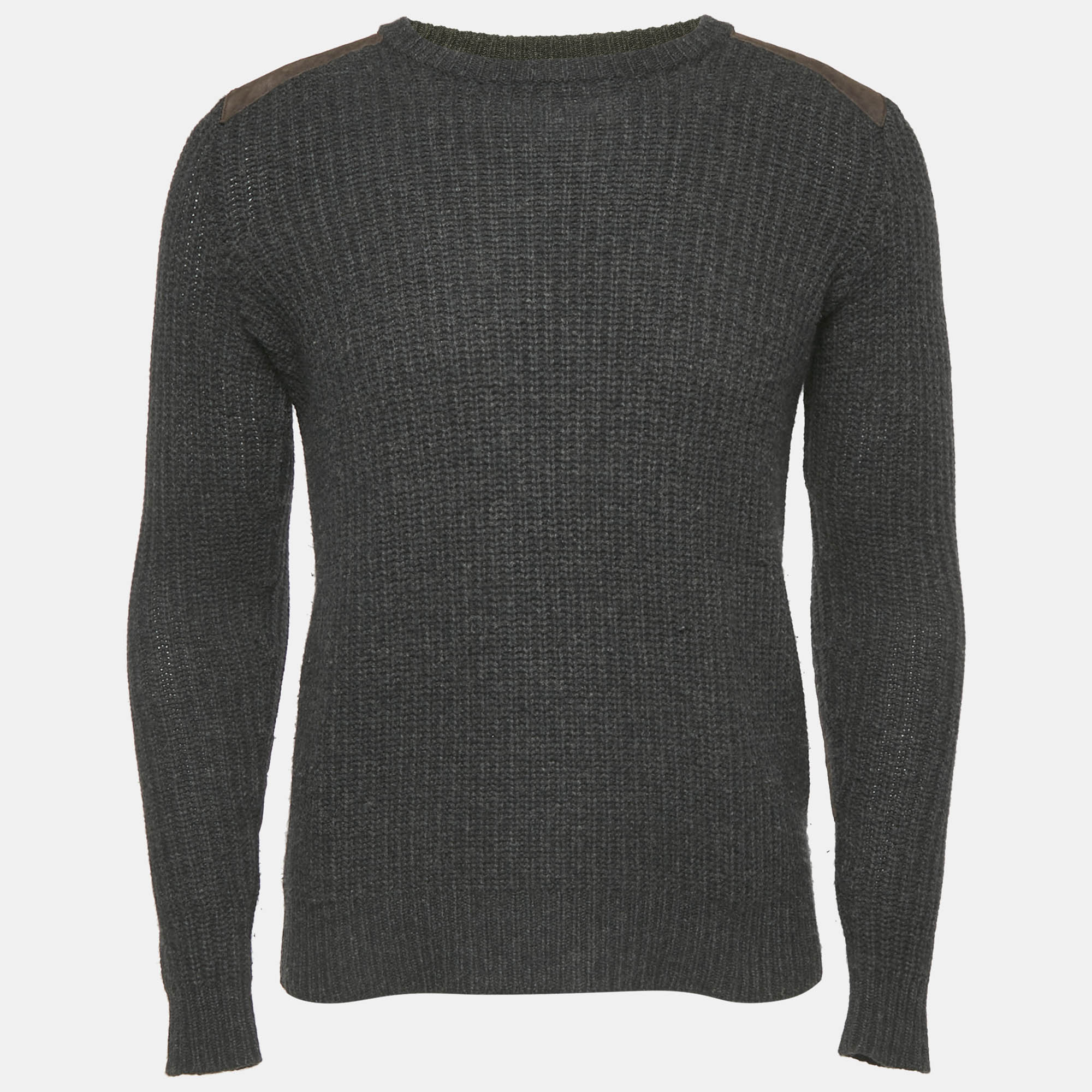 

Ralph Lauren Black Wool Patch Detail Long Sleeve Jumper M