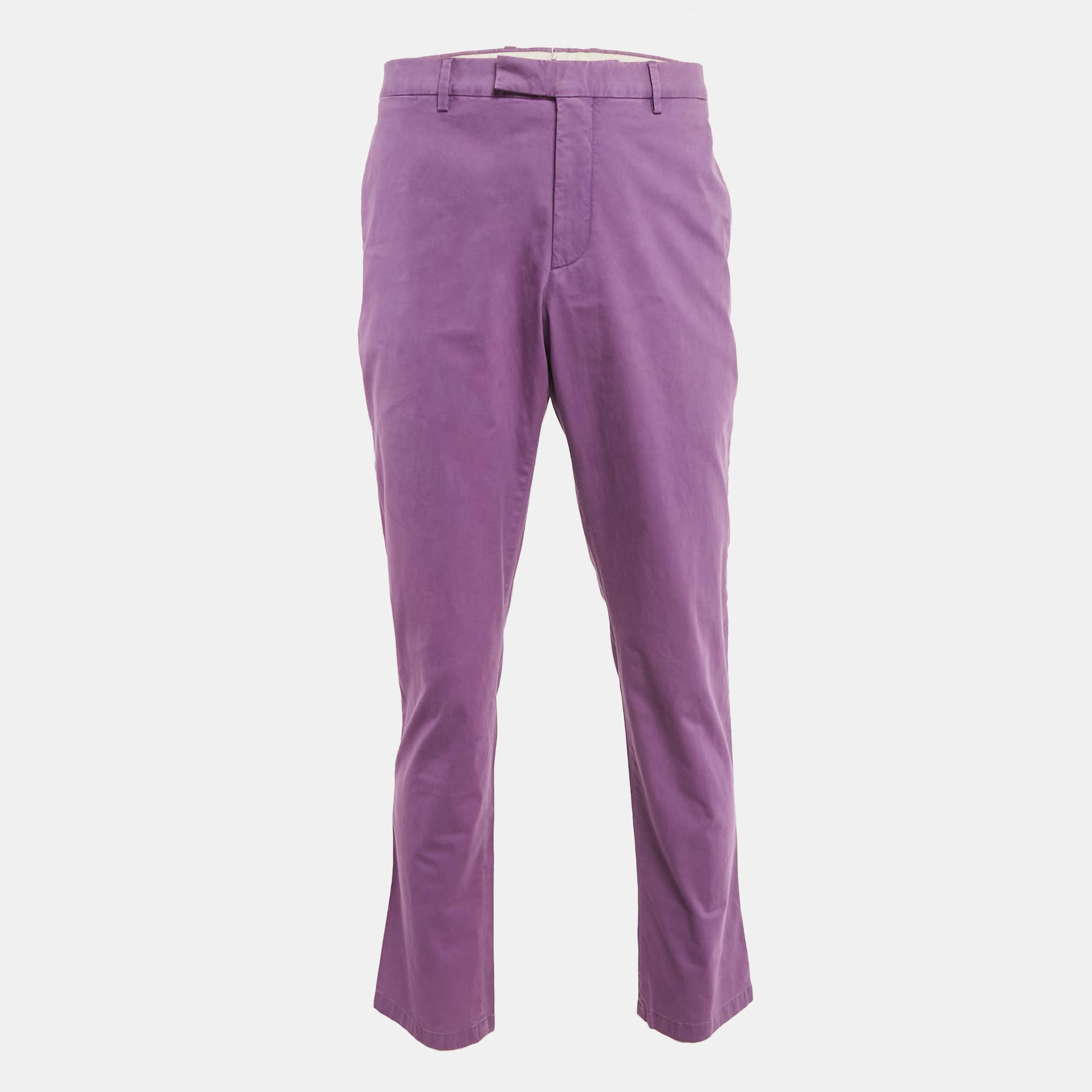 

Ralph Lauren Purple Cotton Chino Trousers XXL