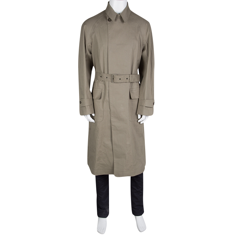 

Ralph Lauren Brown Cotton Belted Trench Coat