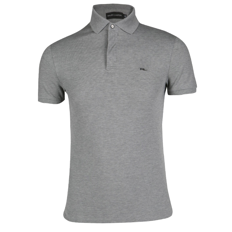 Ralph Lauren Grey Zip Front Polo T-Shirt S Ralph Lauren | TLC