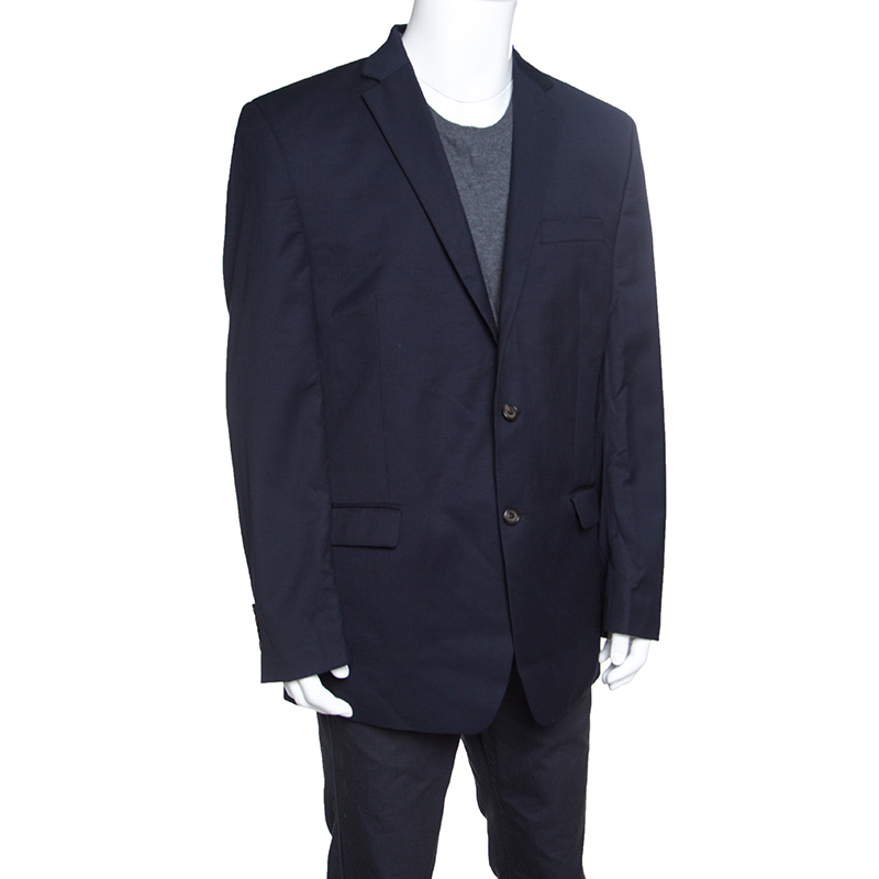 

Lauren by Ralph Lauren Navy Blue Wool Tailored Blazer 3XL