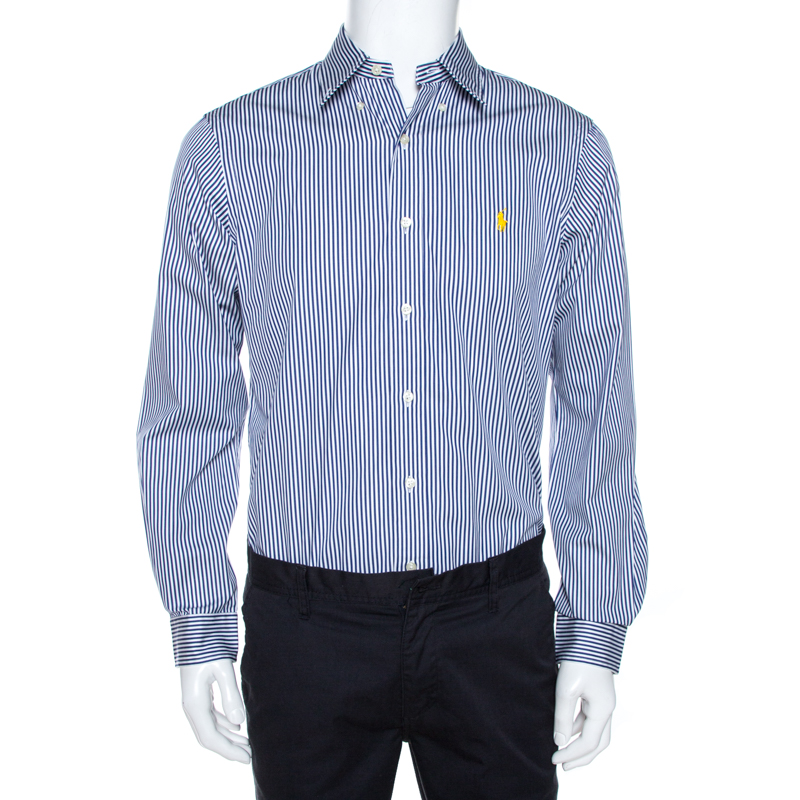 ralph lauren white button down shirt mens