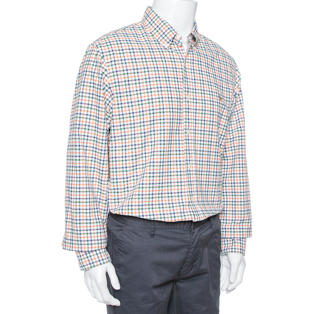 

Ralph Lauren Multicolor Plaided Cotton Button Front Shirt