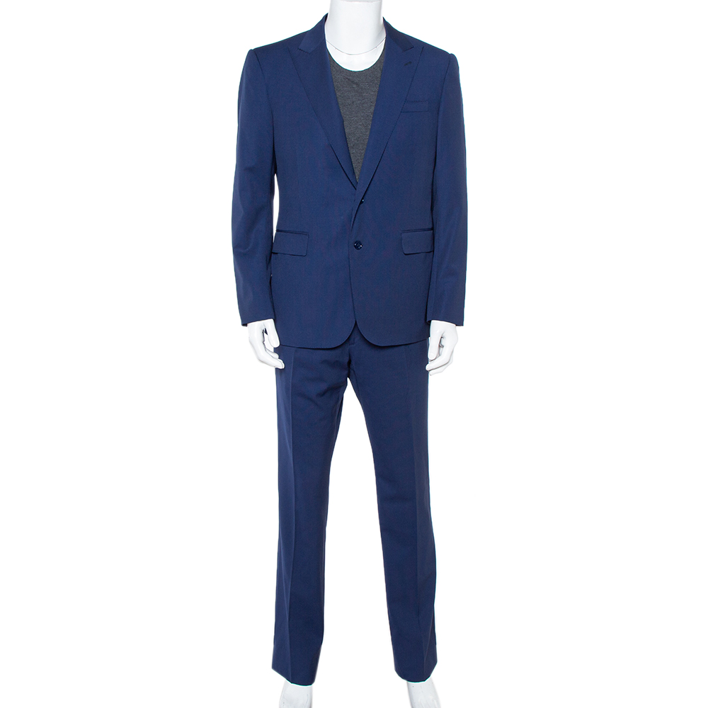 Pre-owned Ralph Lauren Blue Wool Suit Xl