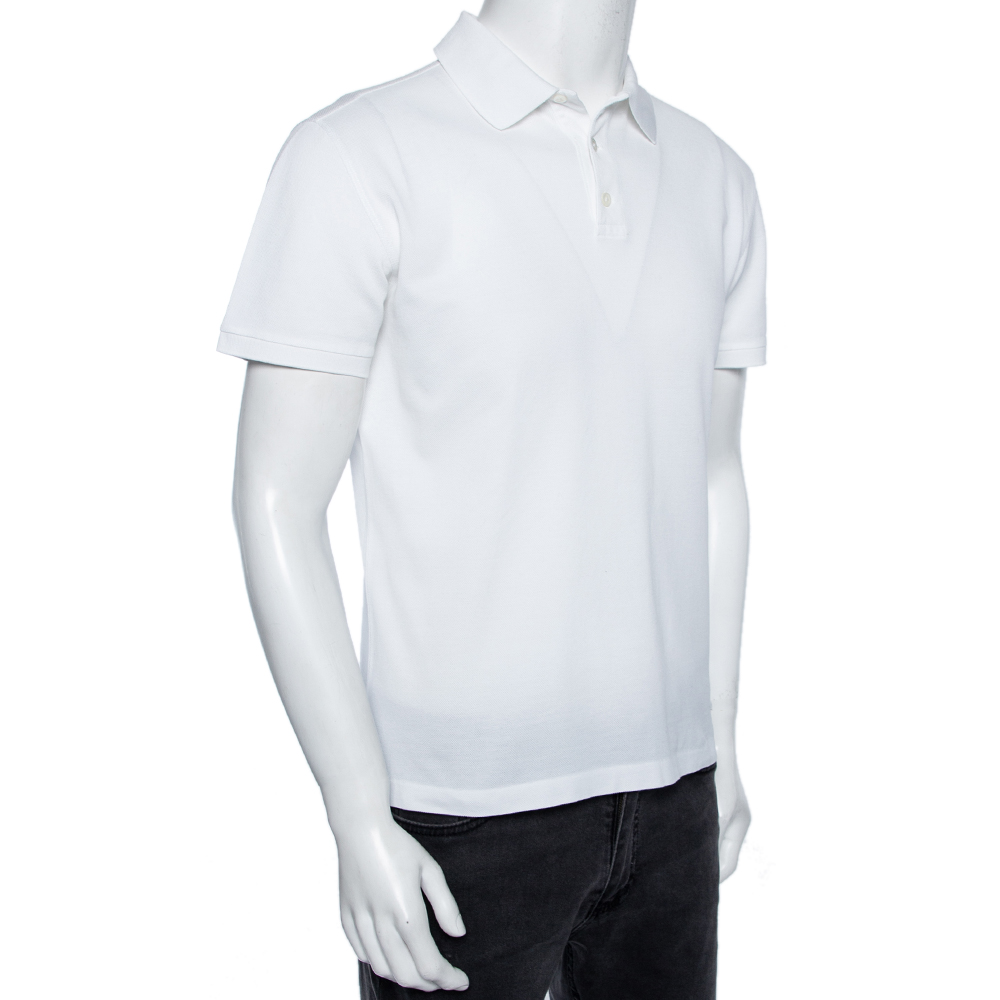 

Ralph Lauren White Cotton Pique Polo T-Shirt