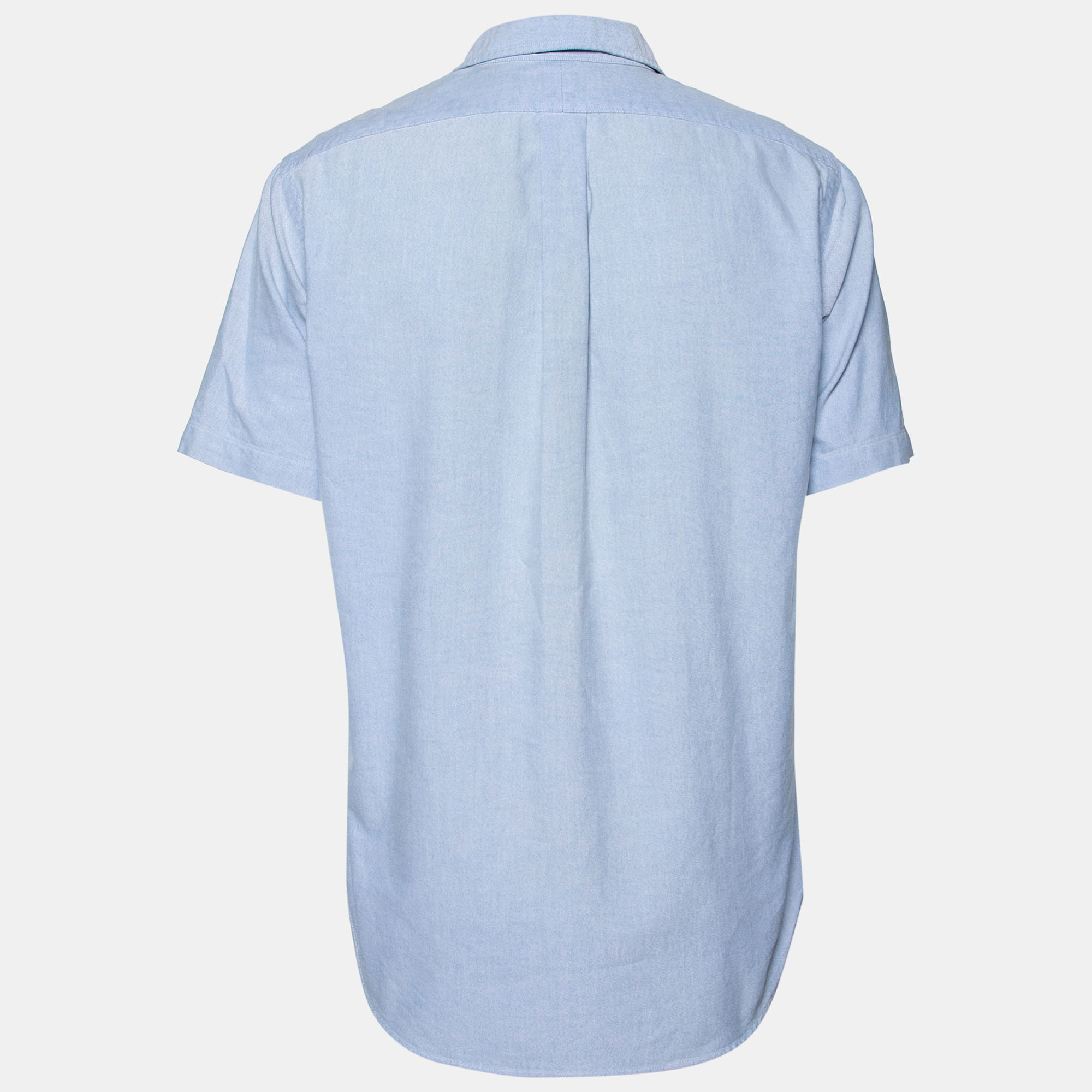 

Ralph Lauren Blue Cotton Classic Fit Short Sleeve Shirt