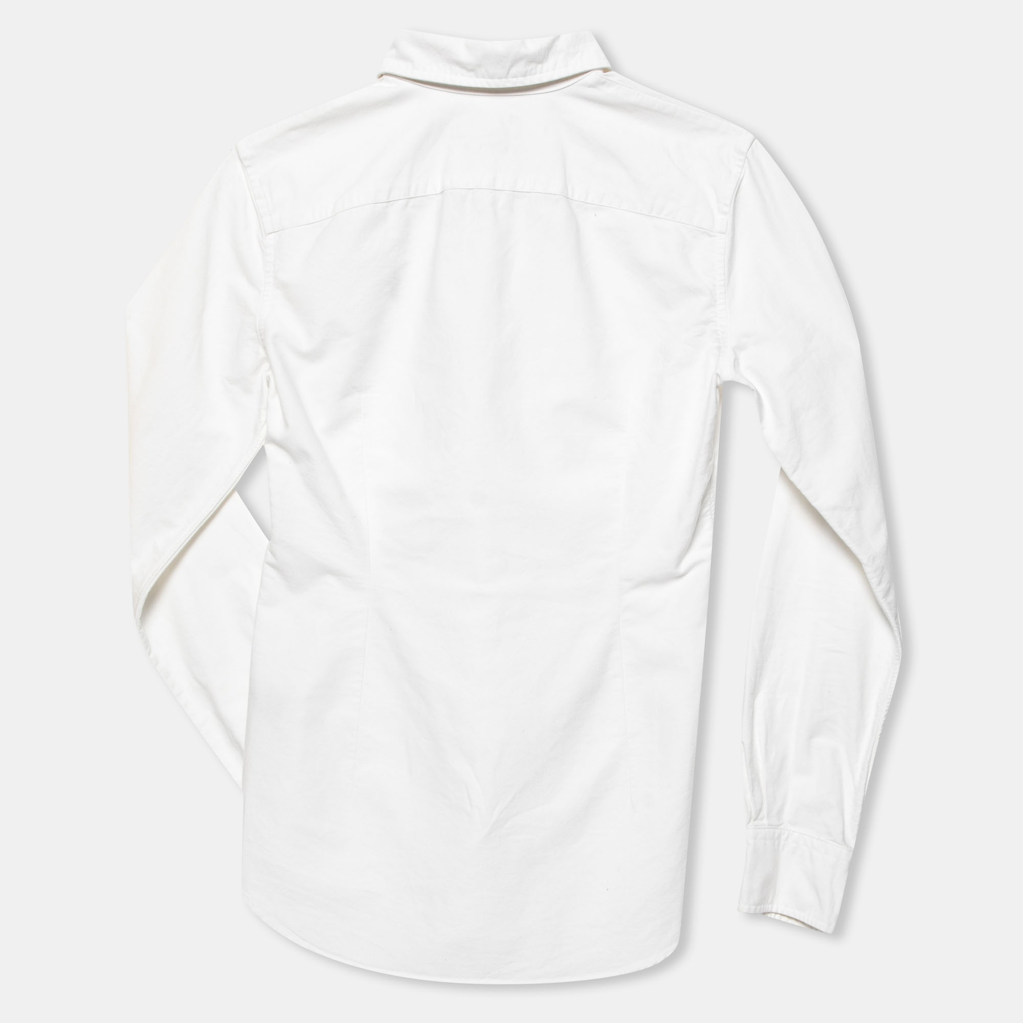 

Ralph Lauren White Cotton Long Sleeve Shirt