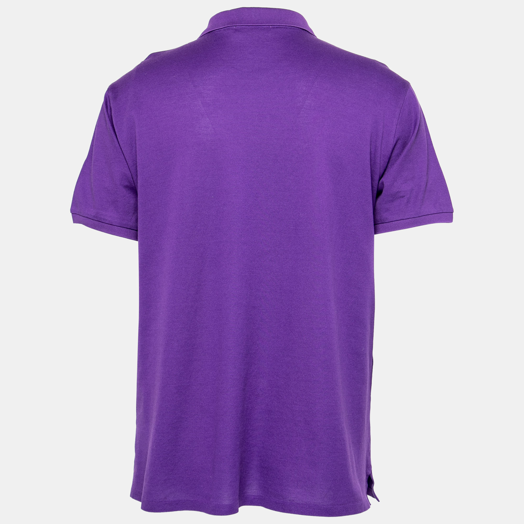

Ralph Lauren Purple Cotton Pique Short Sleeve Polo T-Shirt