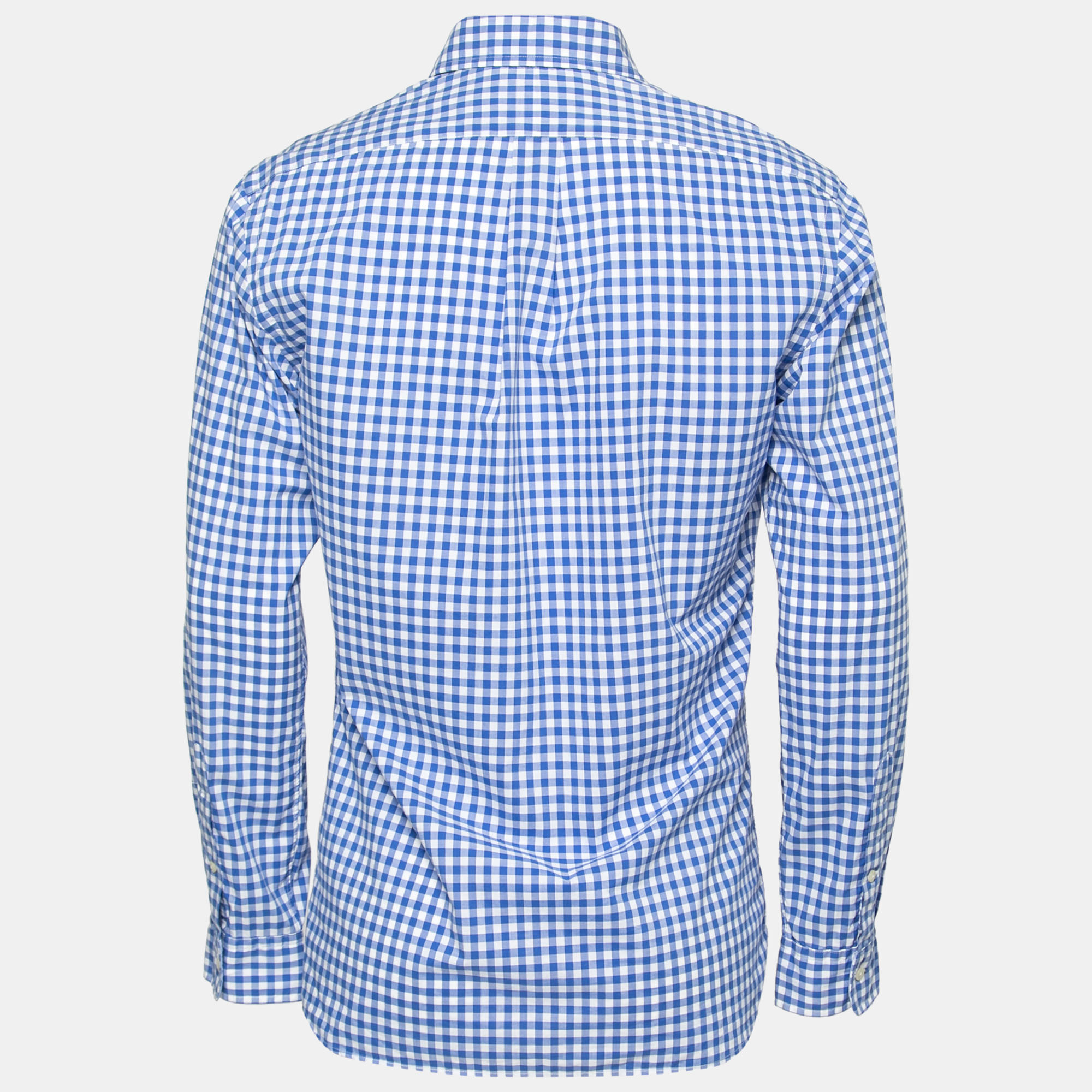 

Ralph Lauren Blue Checked Cotton Slim Fit Shirt