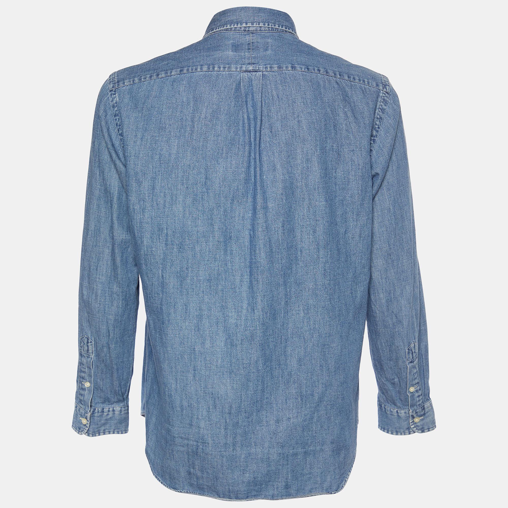 

Ralph Lauren Blue Denim Button Front Shirt