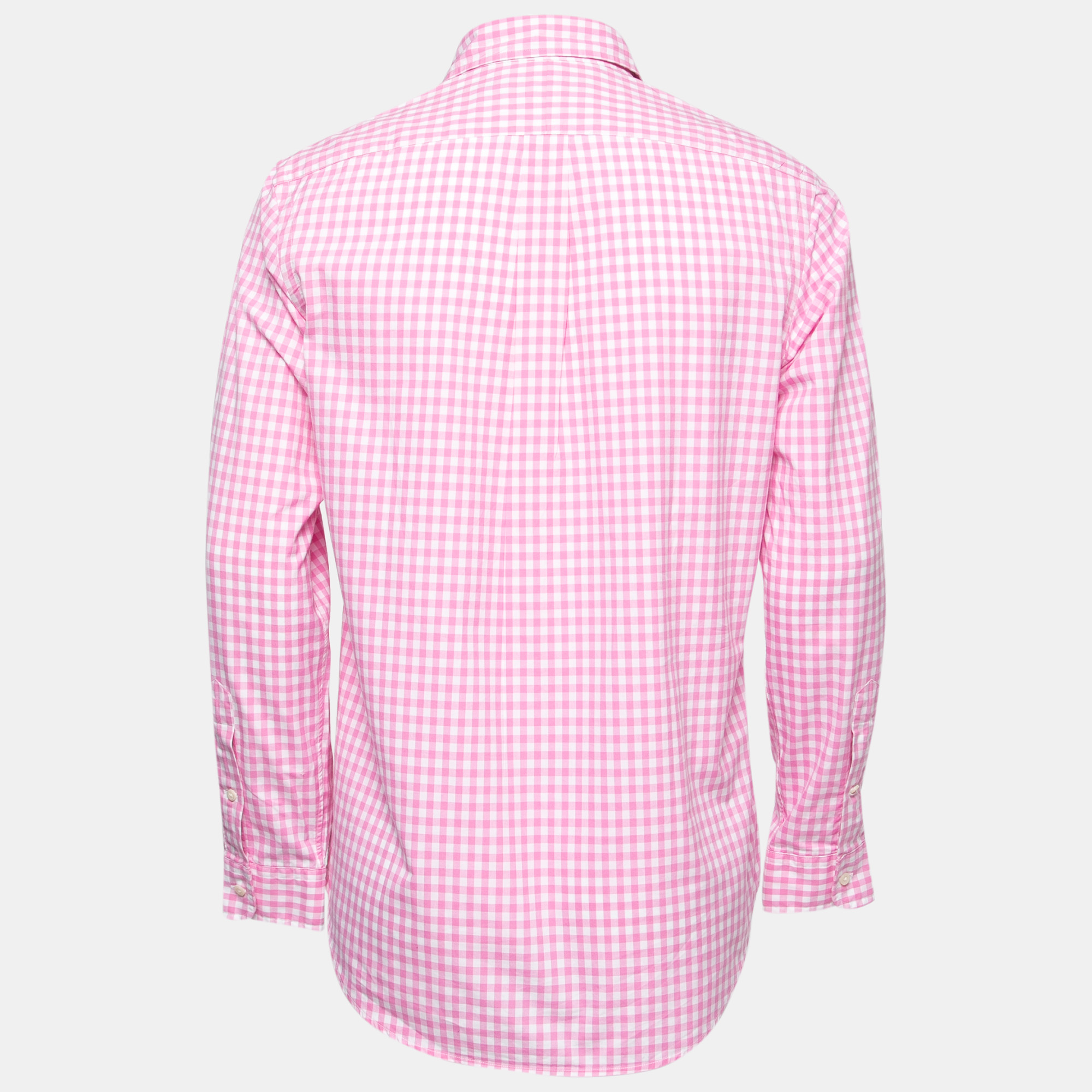 

Ralph Lauren Pink Checked Cotton Full Sleeve Shirt