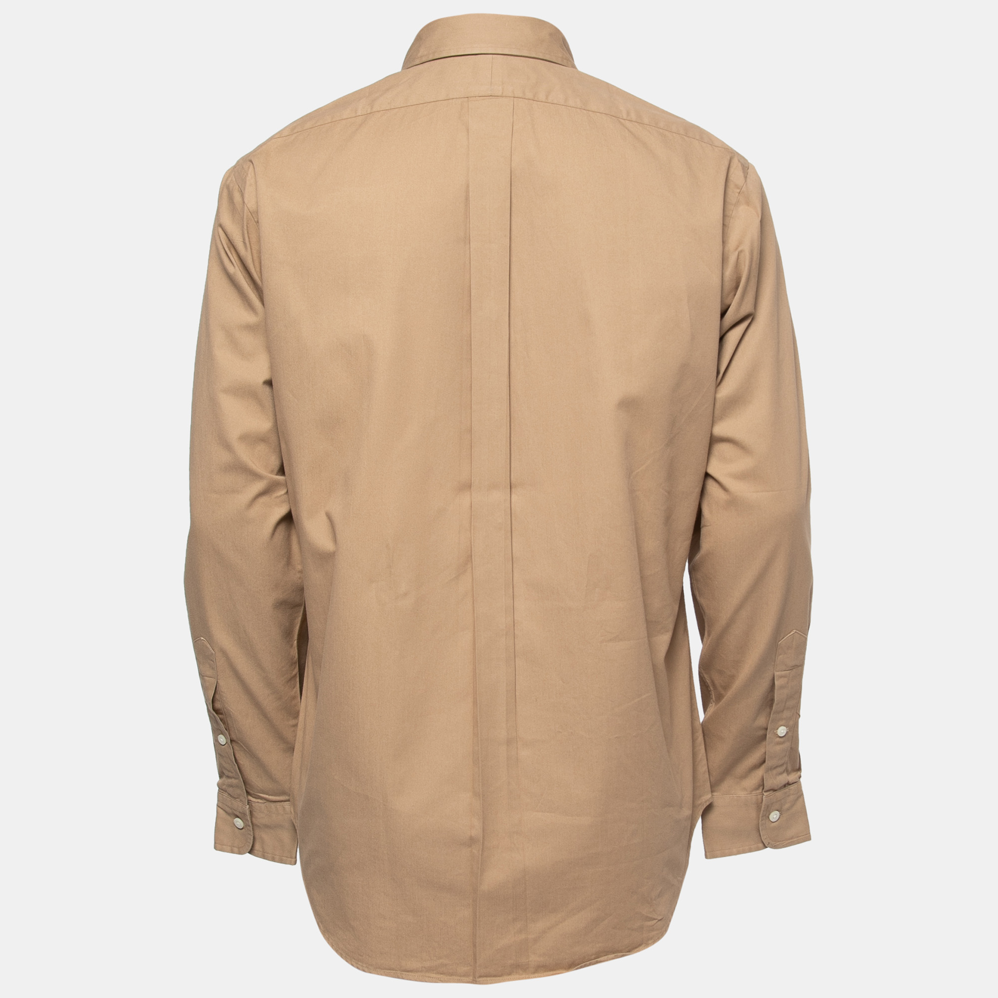 

Ralph Lauren Beige Cotton Full Sleeve Classic Fit Shirt