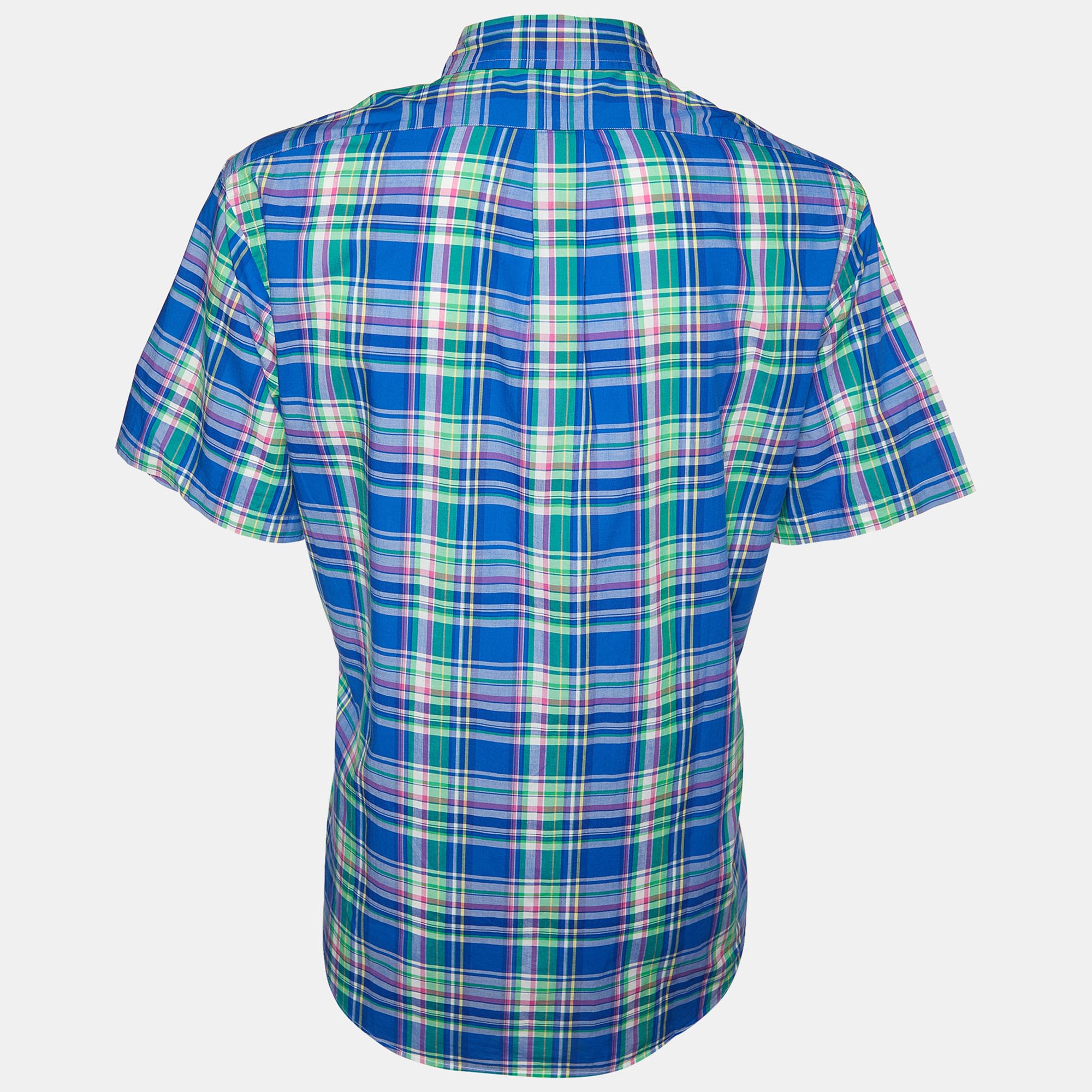 

Ralph Lauren Multicolor Checkered Cotton Custom Fit Shirt