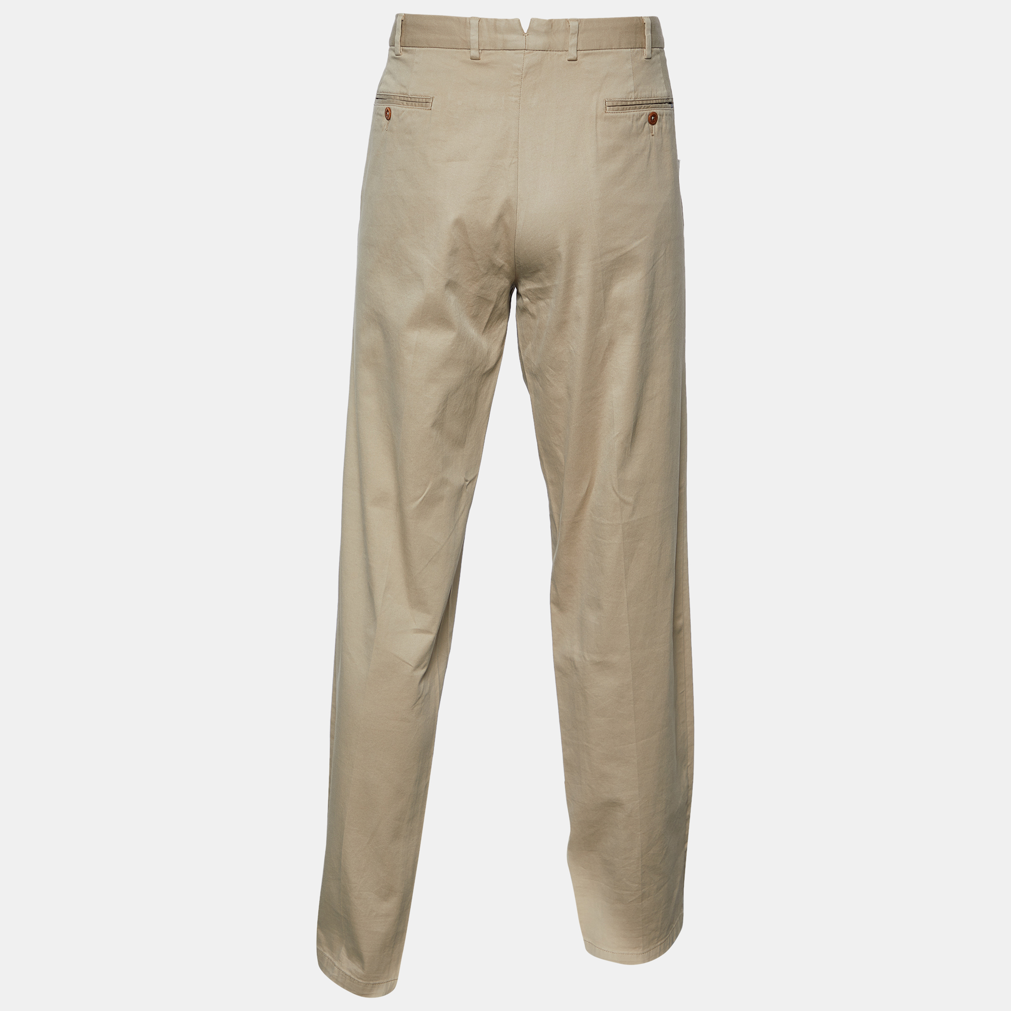 

Polo Ralph Lauren Beige Cotton Straight Leg Pants