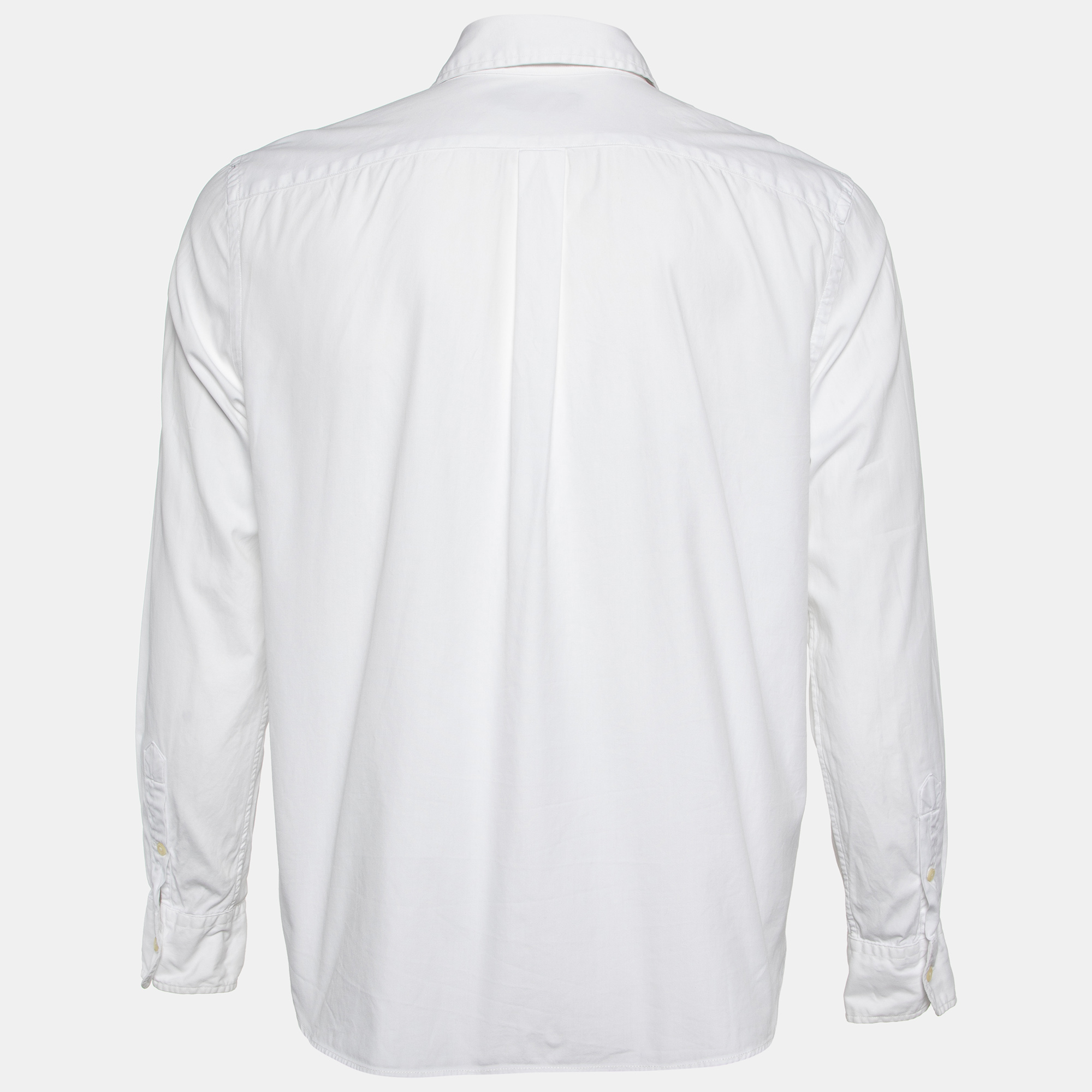 

Ralph Lauren White Cotton Button Front Shirt