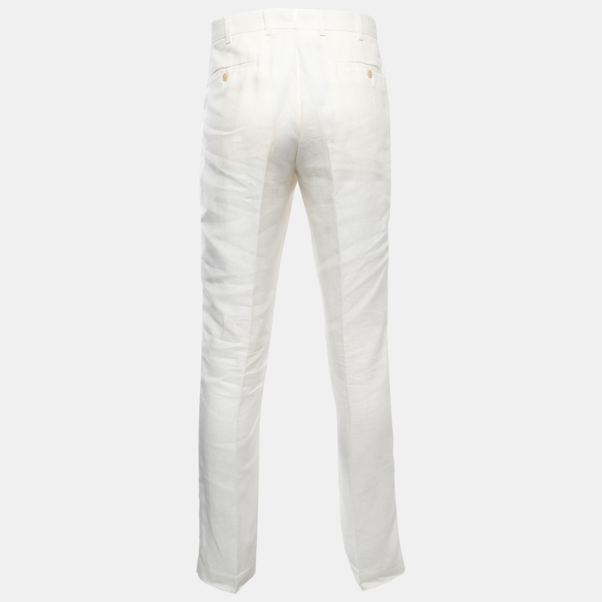 

Ralph Lauren Cream Linen Trousers