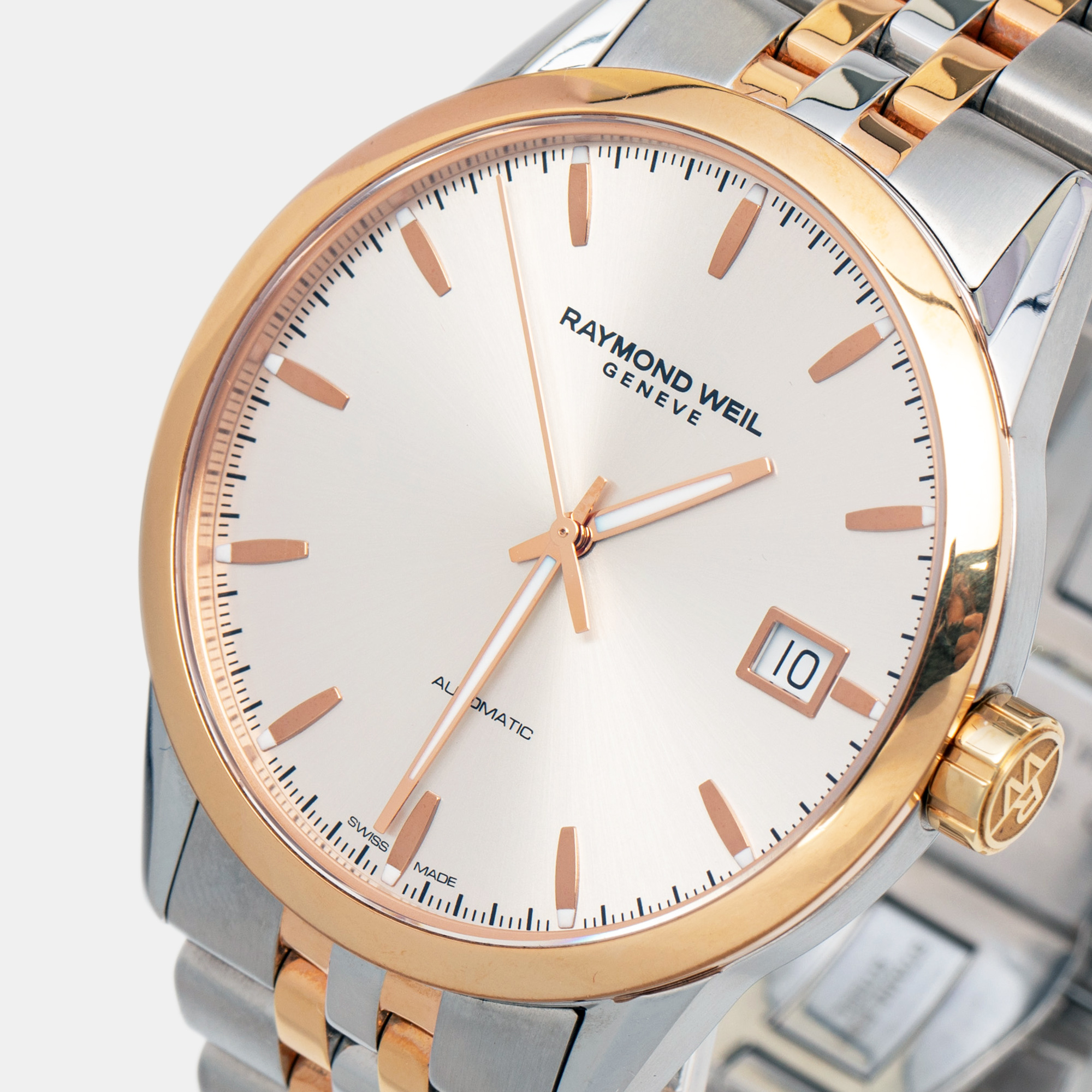 

Raymond Weil Silver Two Tone Stainless Steel Freelancer