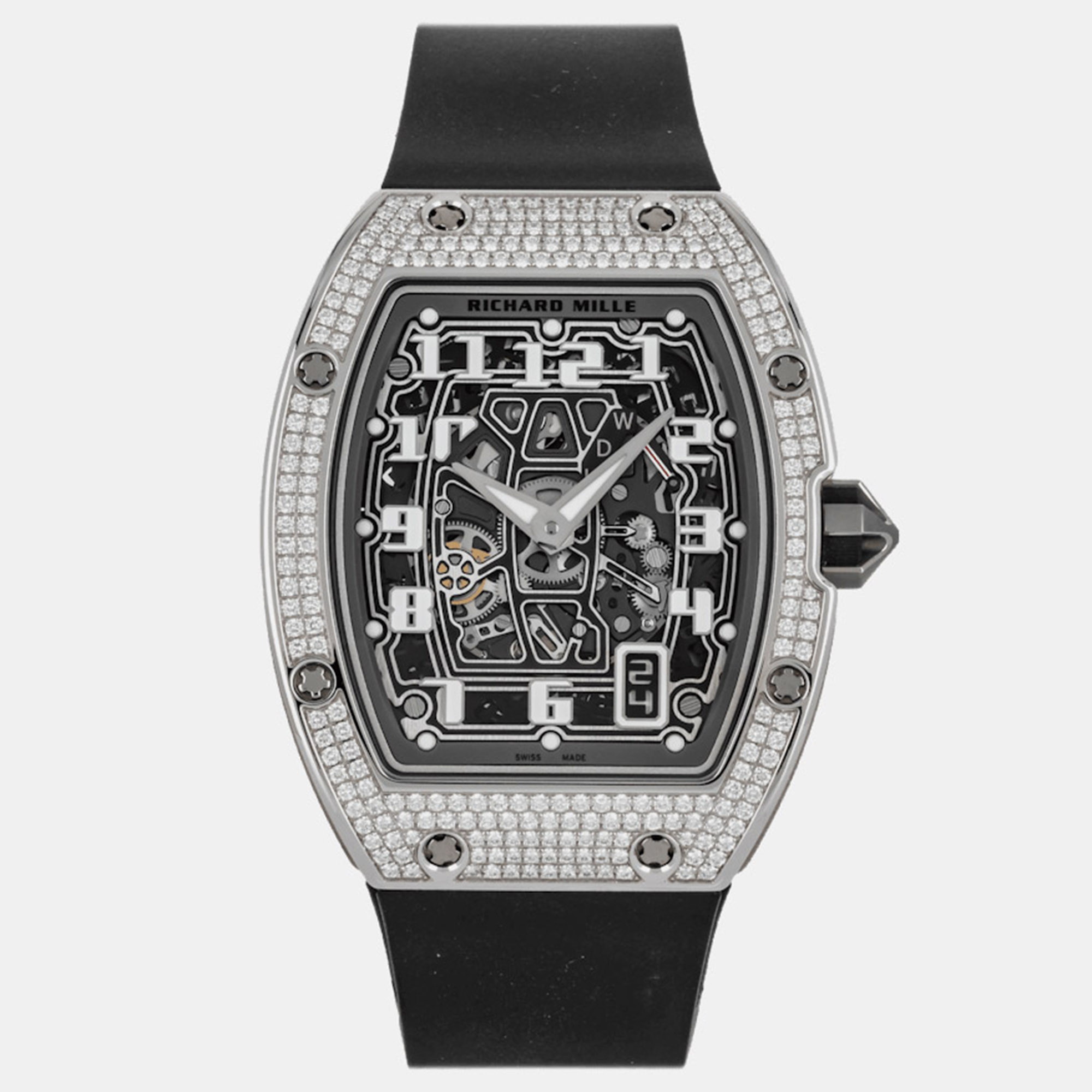 

Pre-Owned Richard Mille RM67-01 Extra Flat RM67-01 WG DIA Automatic, Transparent