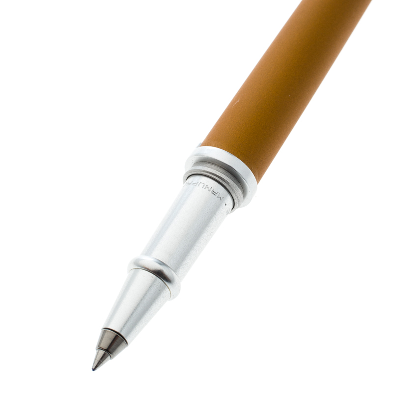 

Roberge Orbite 2 Diamond Grey and Yellow Ochre Aluminium Rollerball Pen