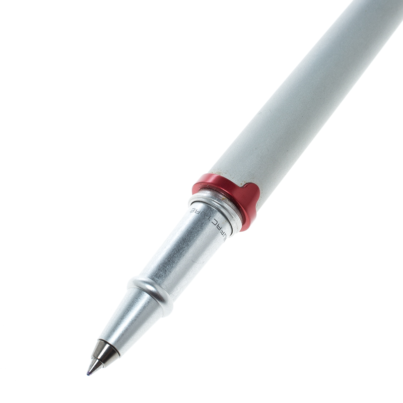 

Roberge Orbite 2 Diamond Grey and Red Aluminium Rollerball Pen
