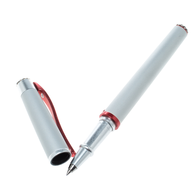 

Roberge Orbite 2 Diamond Grey and Red Aluminium Rollerball Pen