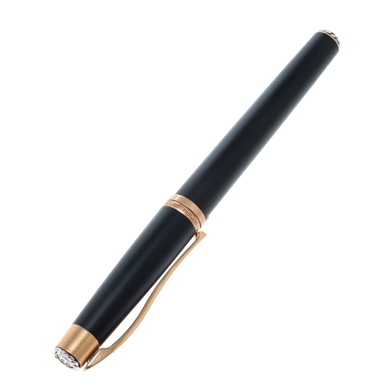 Roberge Orbite 2 Diamond Black and Bronze Aluminium Rollerball Pen