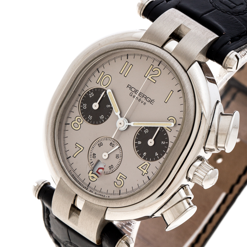 

Roberge Grey Andromede II Chronograph Stainless Steel Men's Wristwatch