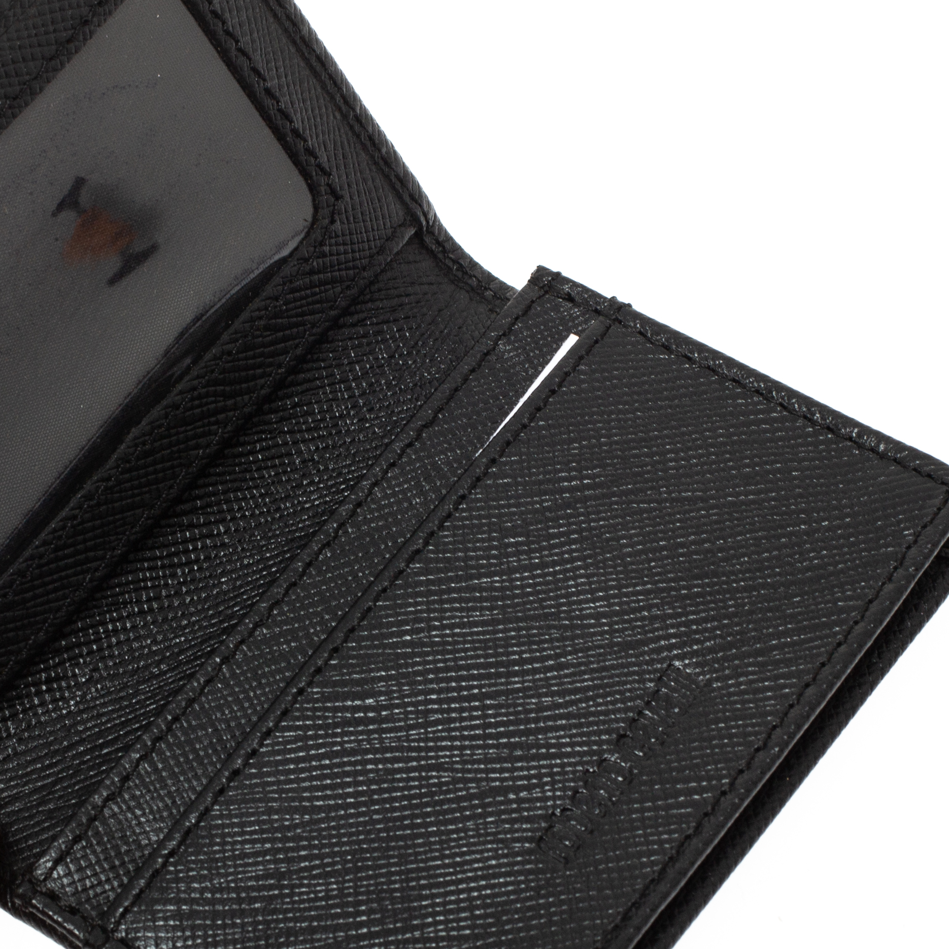 

Roberto Cavalli Black Leather Card Holder