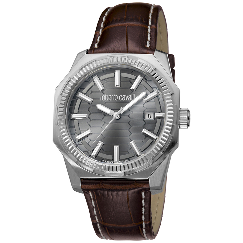 

Roberto Cavalli Grey Stainless Steel RV1G025L0011 Men's Wristwatch