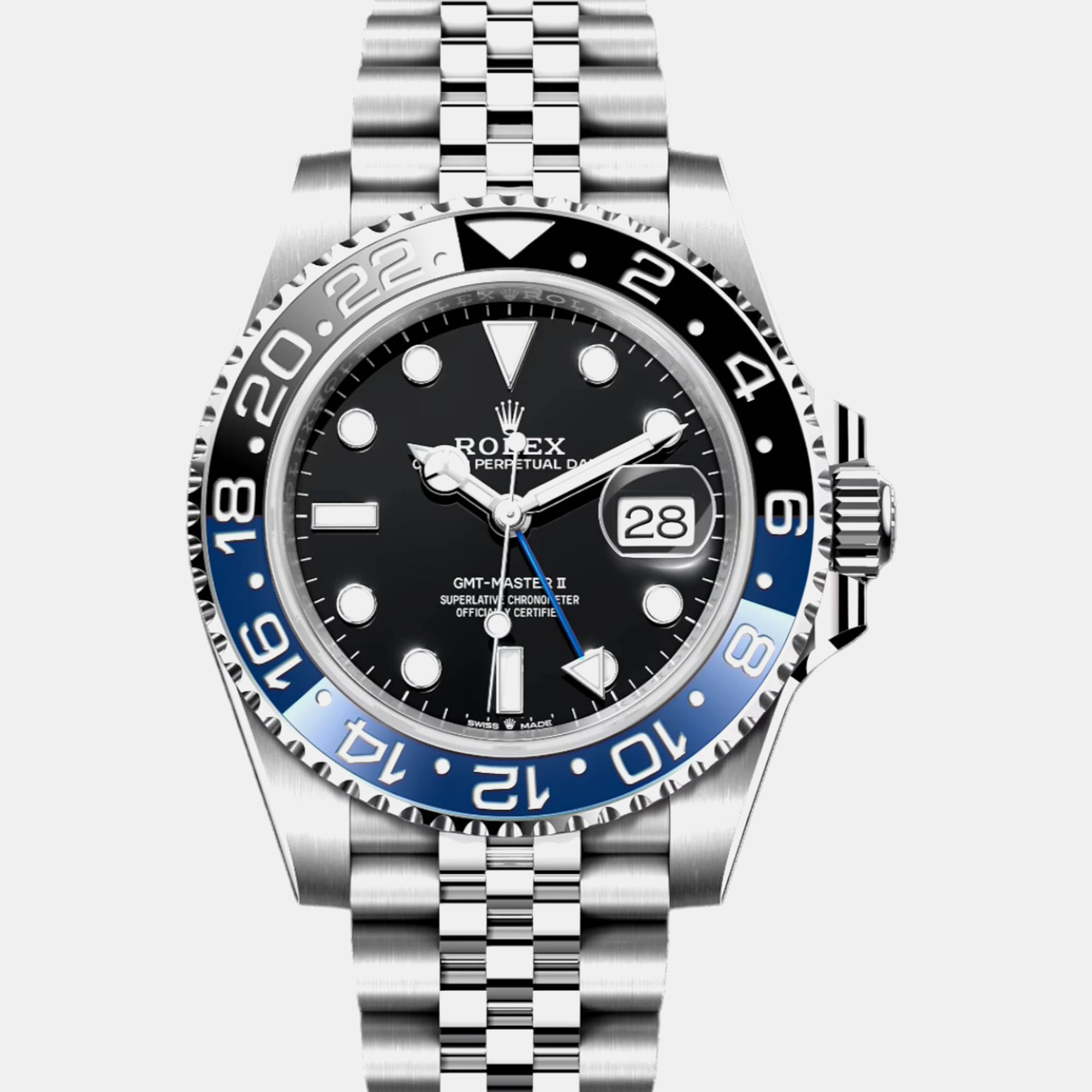 

Rolex GMT Master II 126710 BLNR Black Stainless Steel Automatic Men's Wristwatch 40 mm