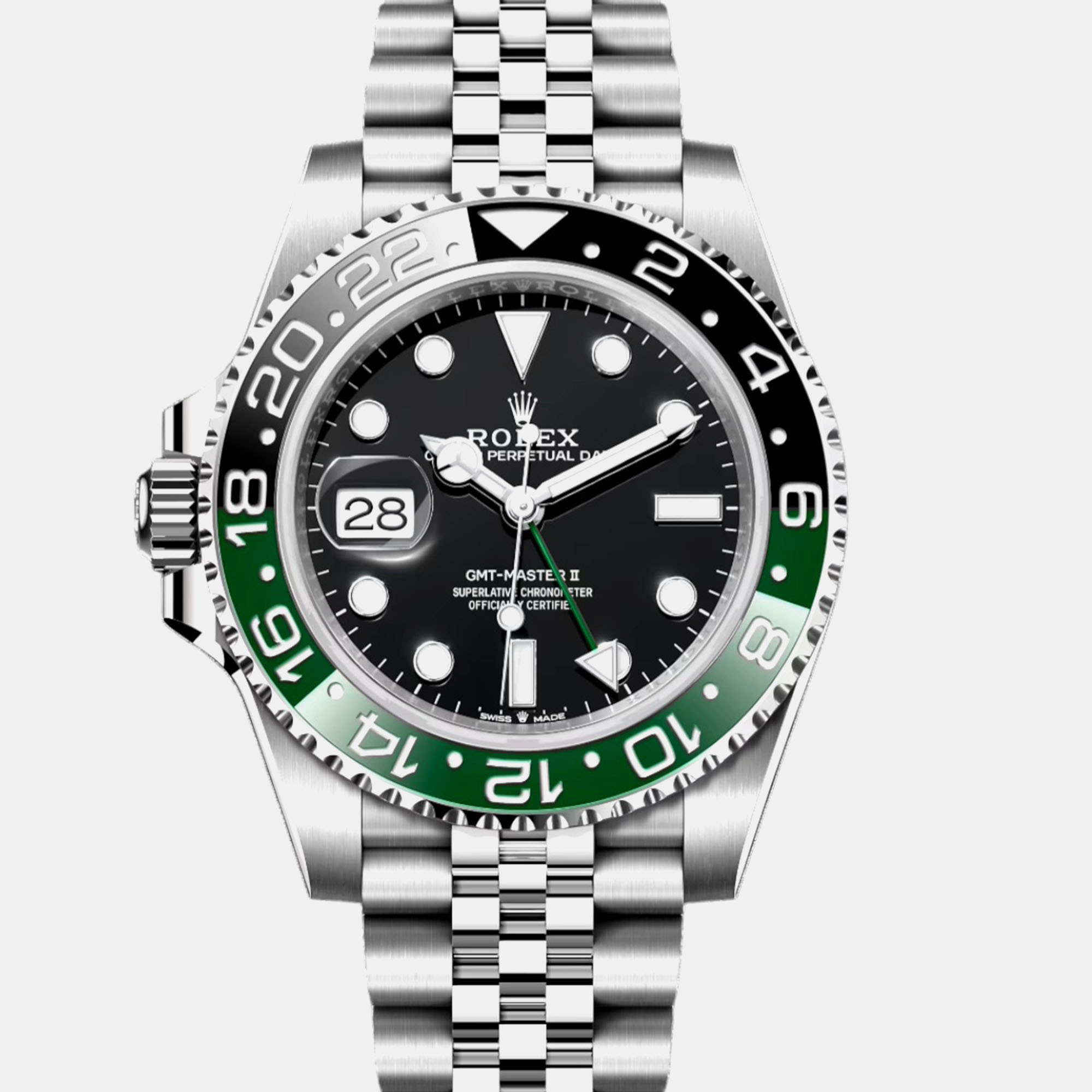 Rolex Gmt Master II 126720 VTNR Sprite Black Stainless Steel Automatic Men’s Wristwatch 40mm