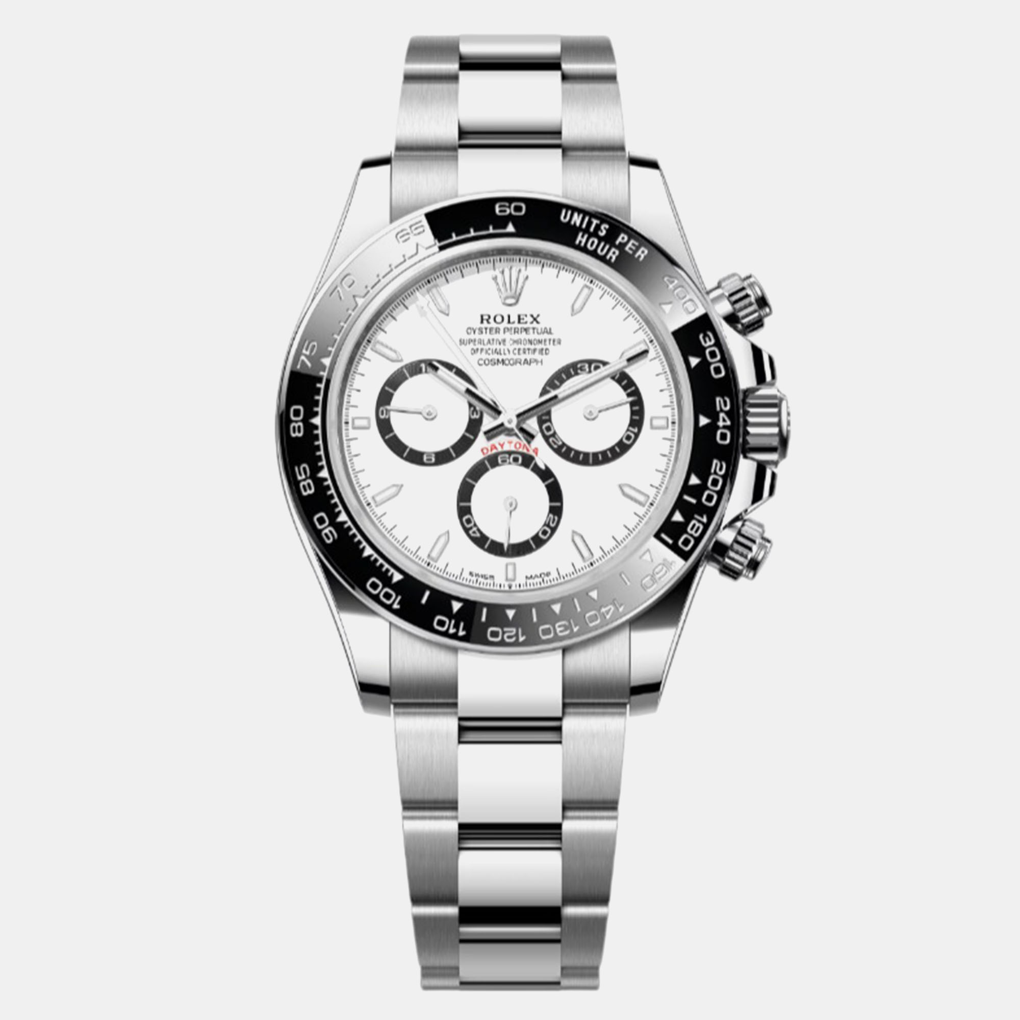 

Rolex Daytona 126500LN Panda White Stainless Steel Automatic Men's Wristwatch