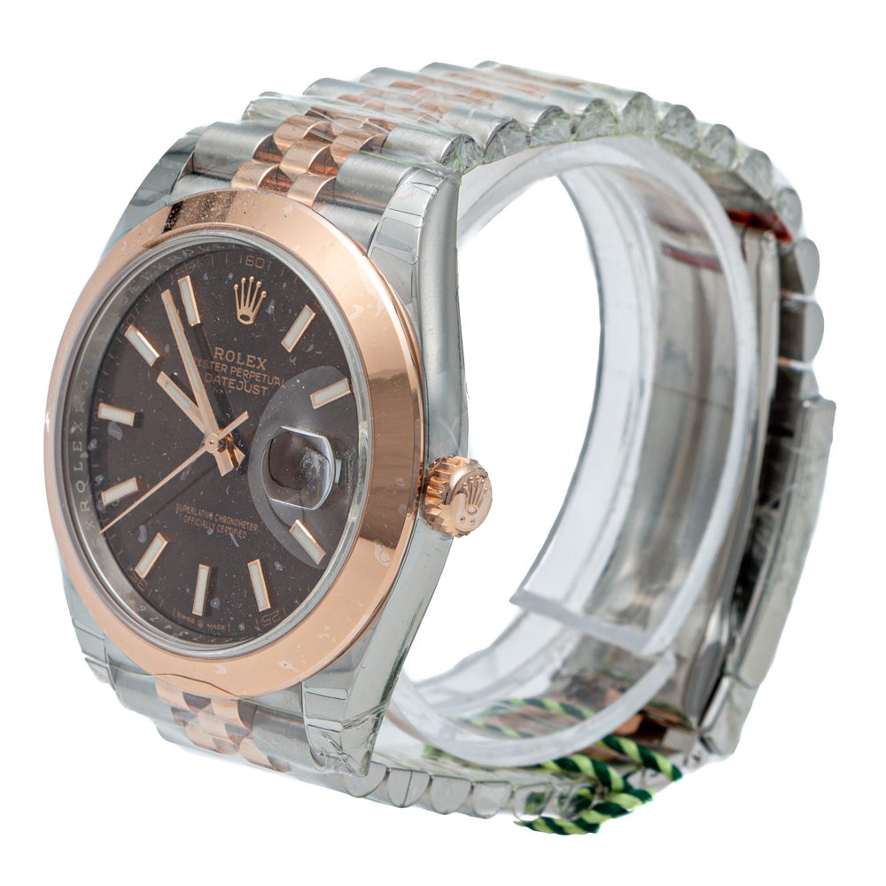 

Rolex Chocolate Dial Datejust II Steel & Rose Gold Men's Watch