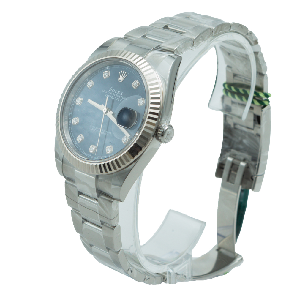 

Rolex Datejust Blue Diamond Dial Men's Watch
