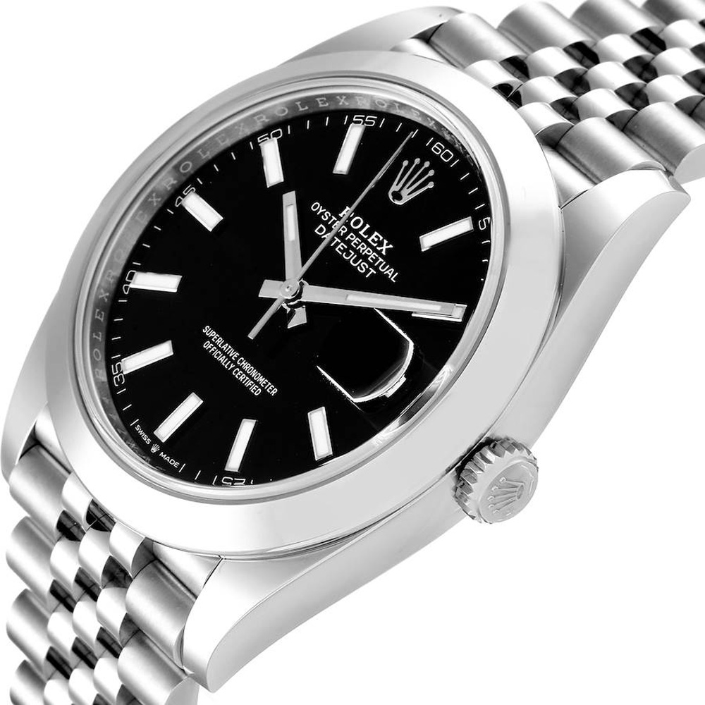 

Rolex Black Stainless Steel Datejust II 126300 Men's Wristwatch 41 MM