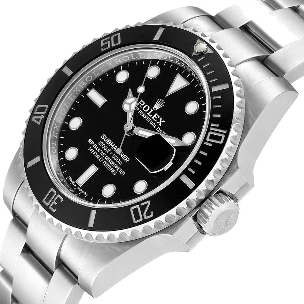 

Rolex Black Stainless Steel Submariner 116610 Men's Wristwatch 40 MM