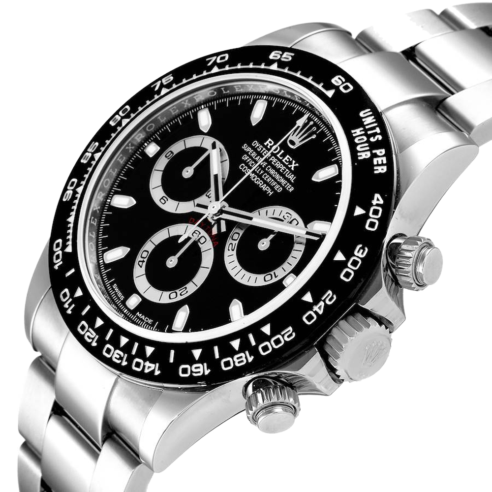 

Rolex Black Stainless Steel Cosmograph Daytona 116500 Men's Wristwatch 40 MM