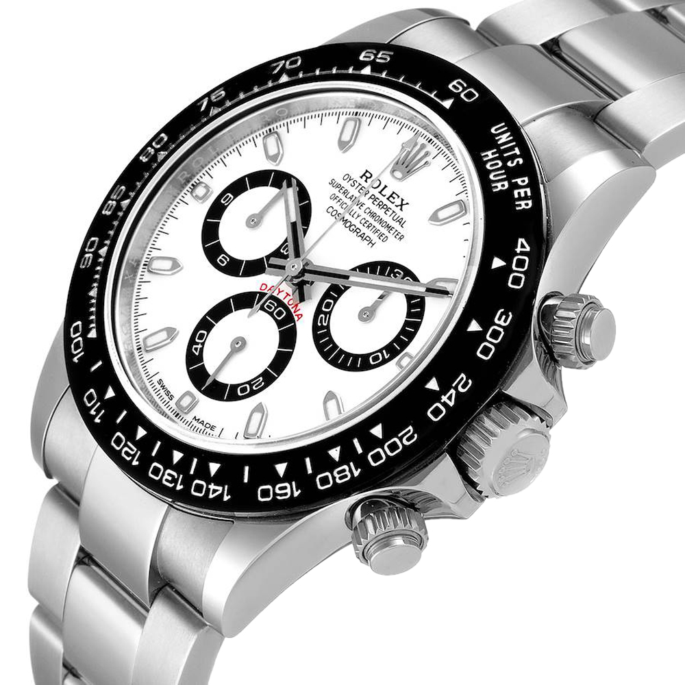 

Rolex White Stainless Steel Daytona 116500 Men's Wristwatch