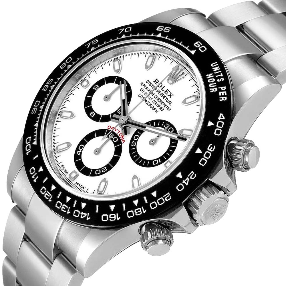 

Rolex White Stainless Steel Daytona 116500 Men's Wristwatch
