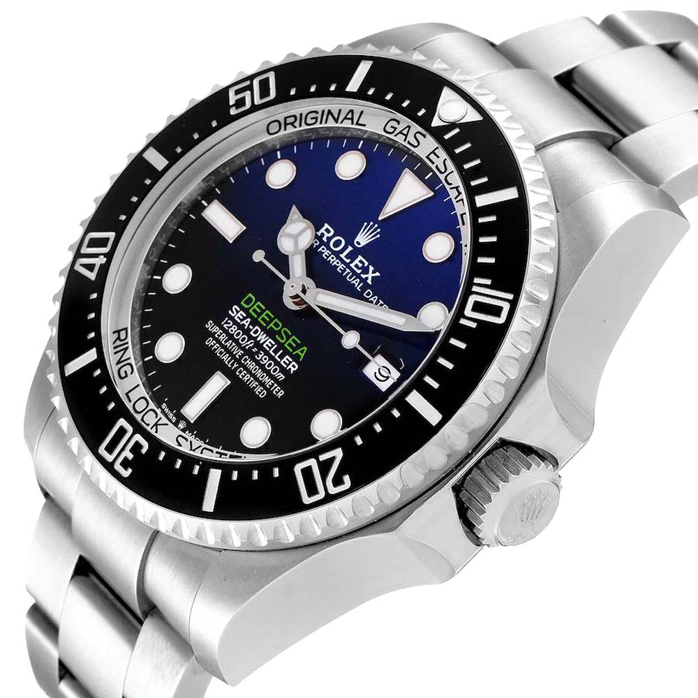 

Rolex Black Stainless Steel Seadweller Deepsea Cameron 126660 Men's Wristwatch