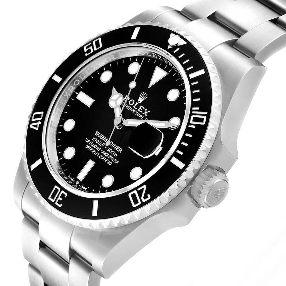 

Rolex Black Stainless Steel Submariner 126610 Men's Wristwatch 41 MM