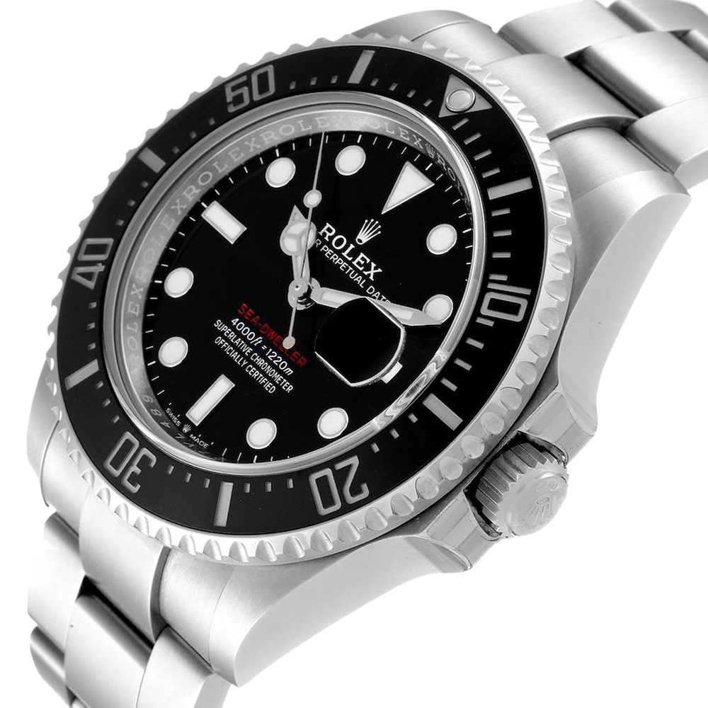 

Rolex Black Stainless Steel Seadweller 126600 Automatic Men's Wristwatch 43 MM