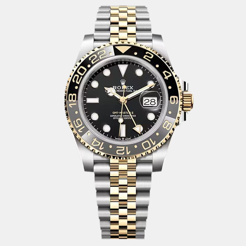

Rolex GMT || Black Dial Yellow Gold & Steel Jubilee